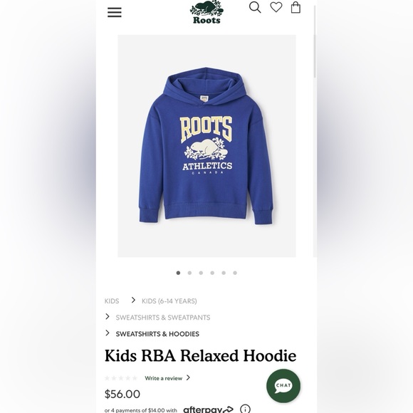 Roots Hoodie Sweater Girls XXL Size 13-14 Purple Kids Joggers Comfortable Girls - Picture 7 of 7